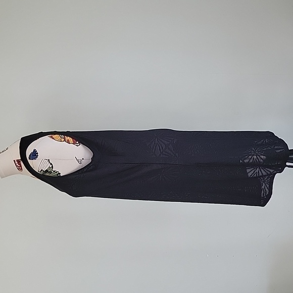 DOTTI black swimsuit cover up.  Adjustable length.  Size is Large. - Picture 2 of 8